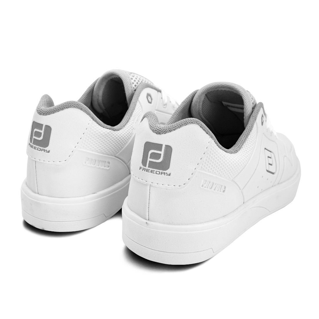 Tênis Freeday Beat Branco Cinza Branco 4