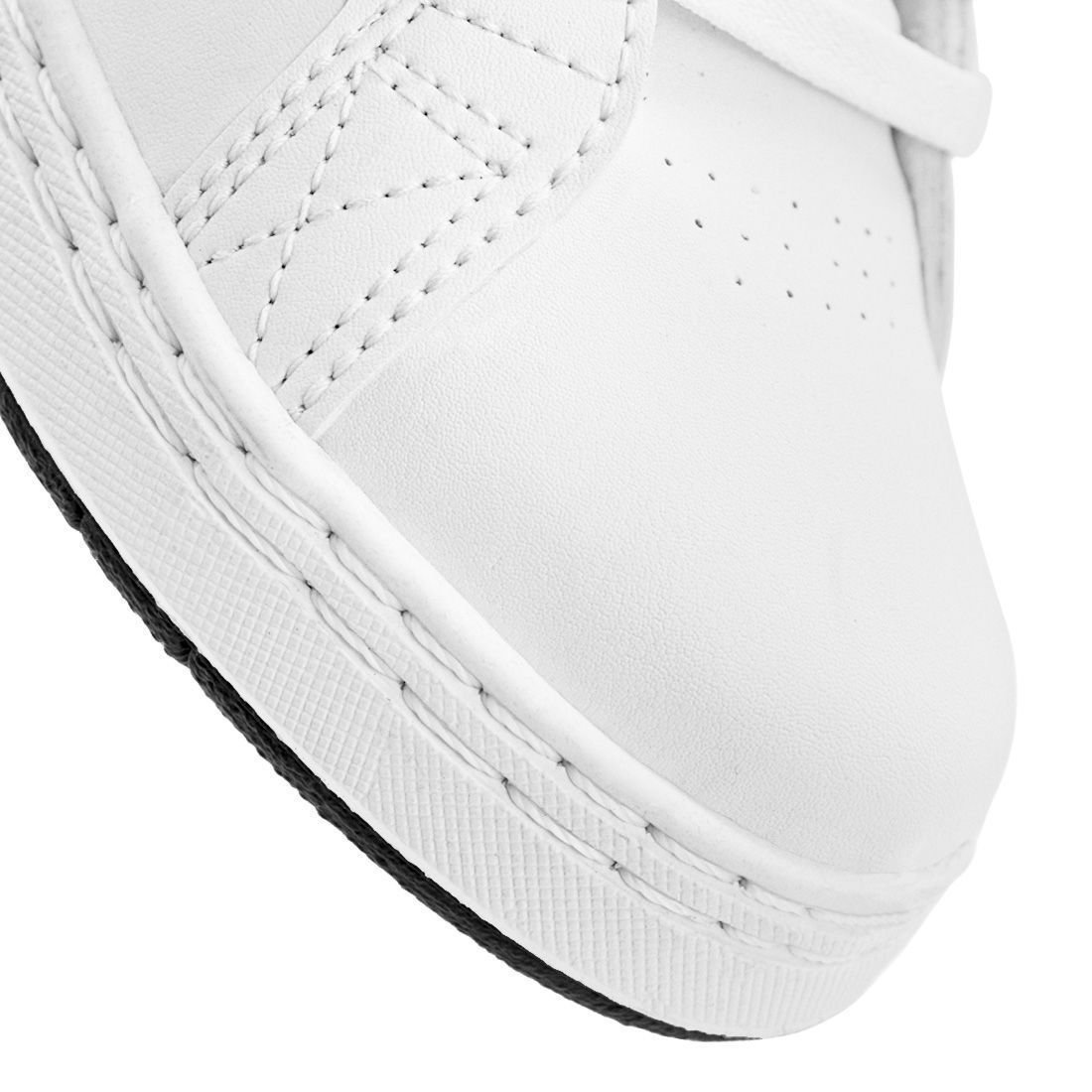 Tênis Qix Combat Retrô Branco Preto Branco 8