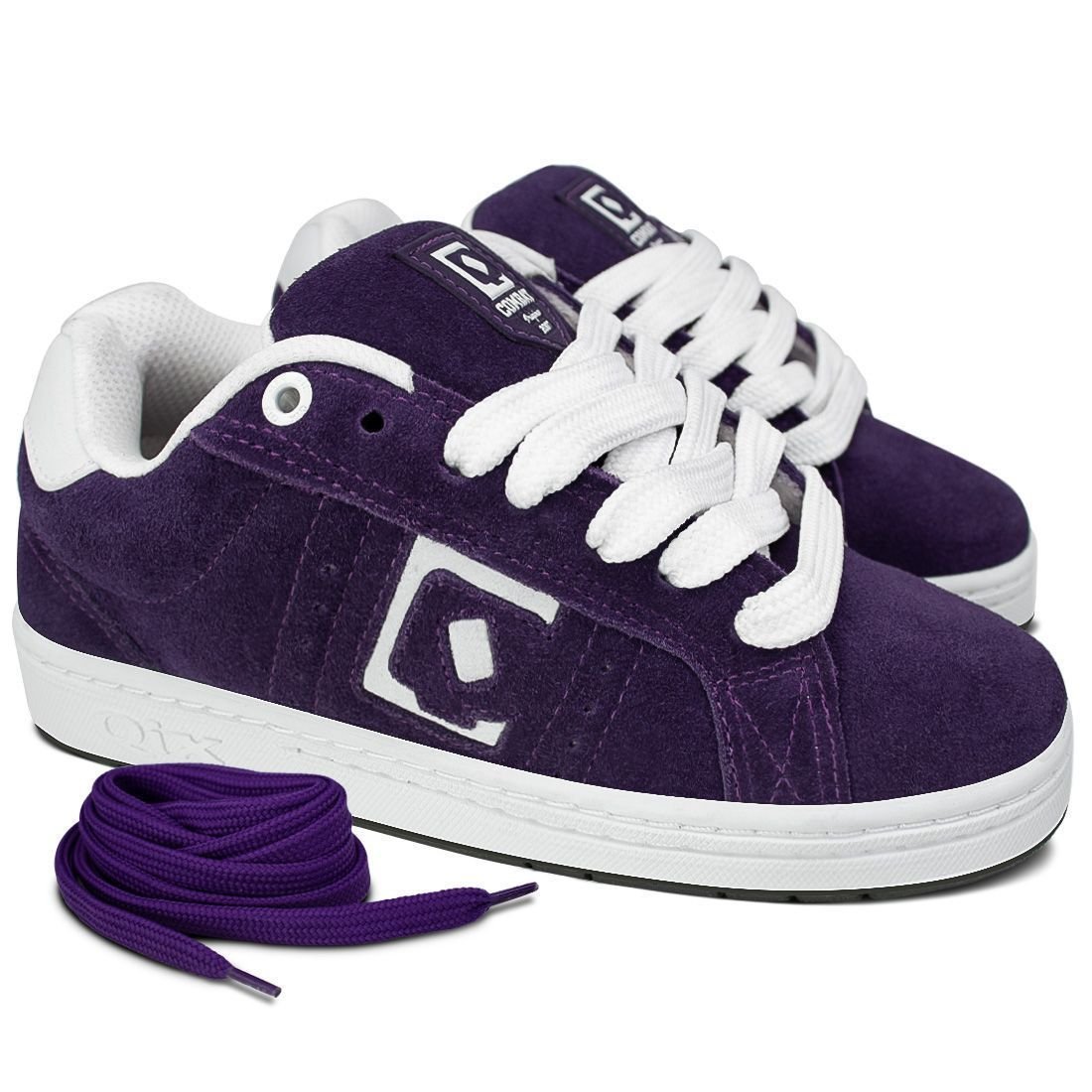 Tênis Combat Suede Roxo Branco Roxo 3