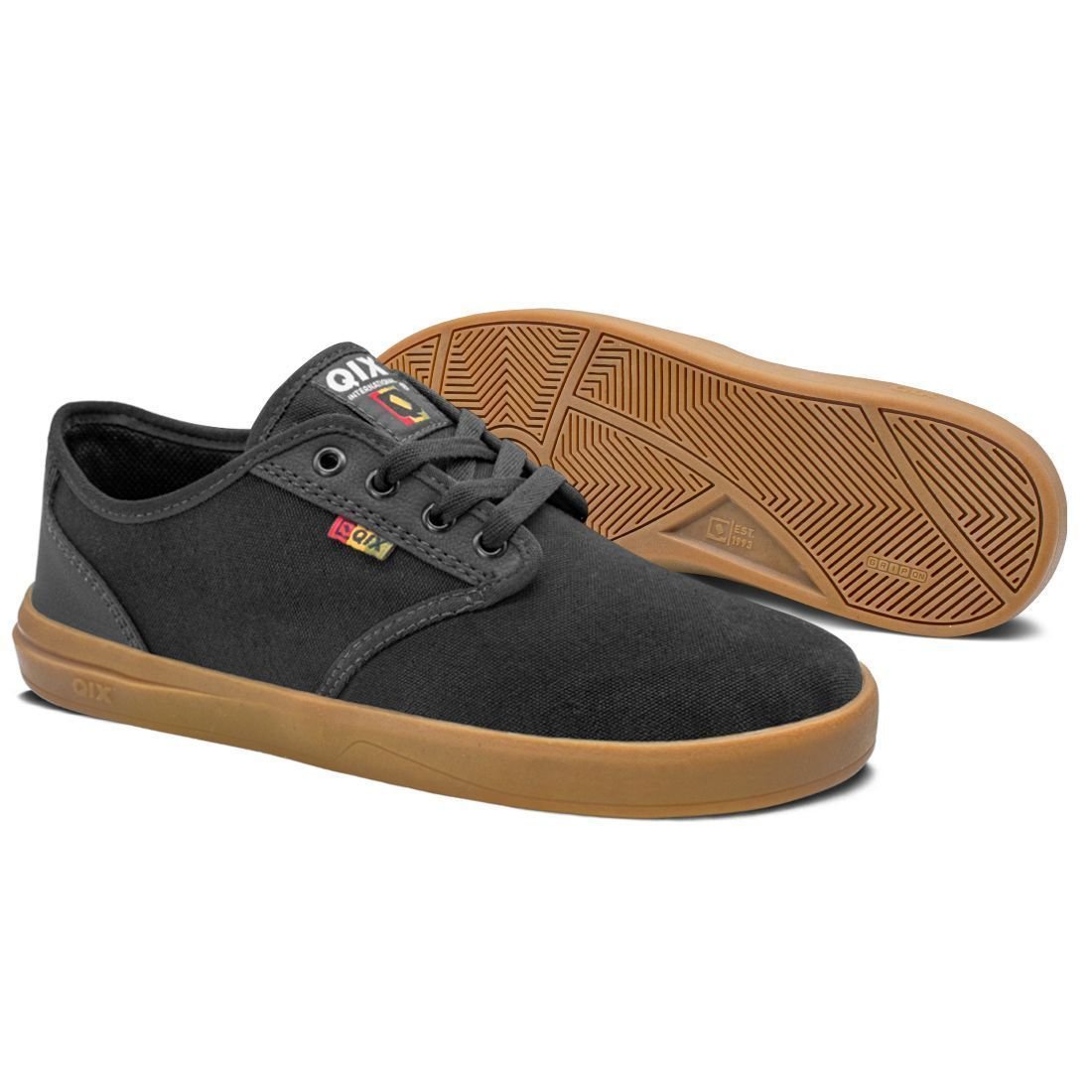 Tênis Qix Nb Preto Natural Vulcan Preto 2