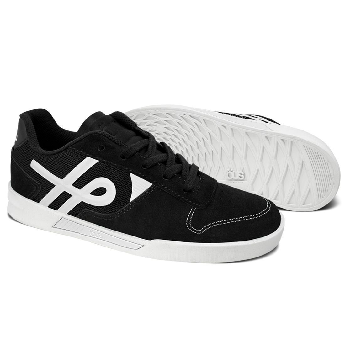 Tênis Öus Skate Gomes Preto Branco Essencial Preto 2