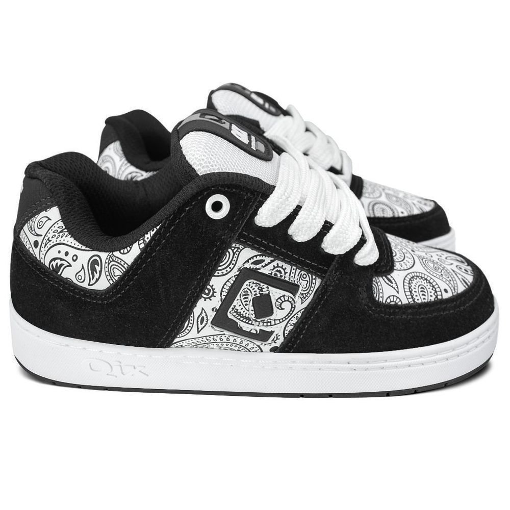 Tênis Qix 90s OG Unissex Camurça | Branco Preto Branco 4