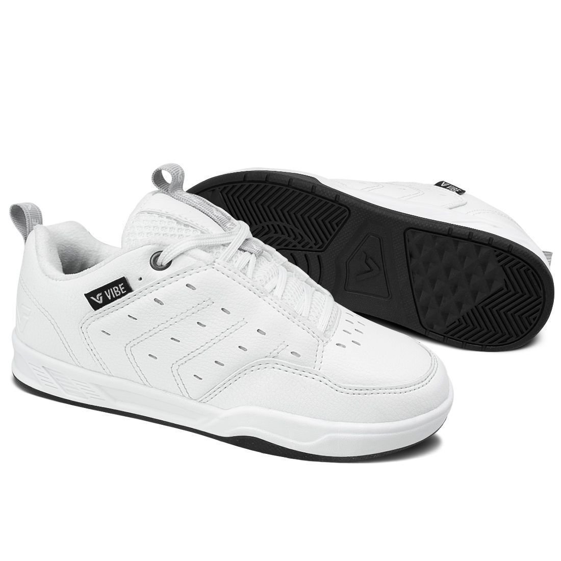 Tênis Vibe Concrete Branco Cinza Branco 2