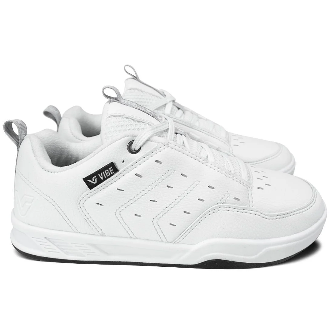 Tênis Vibe Concrete Branco Cinza Branco 3