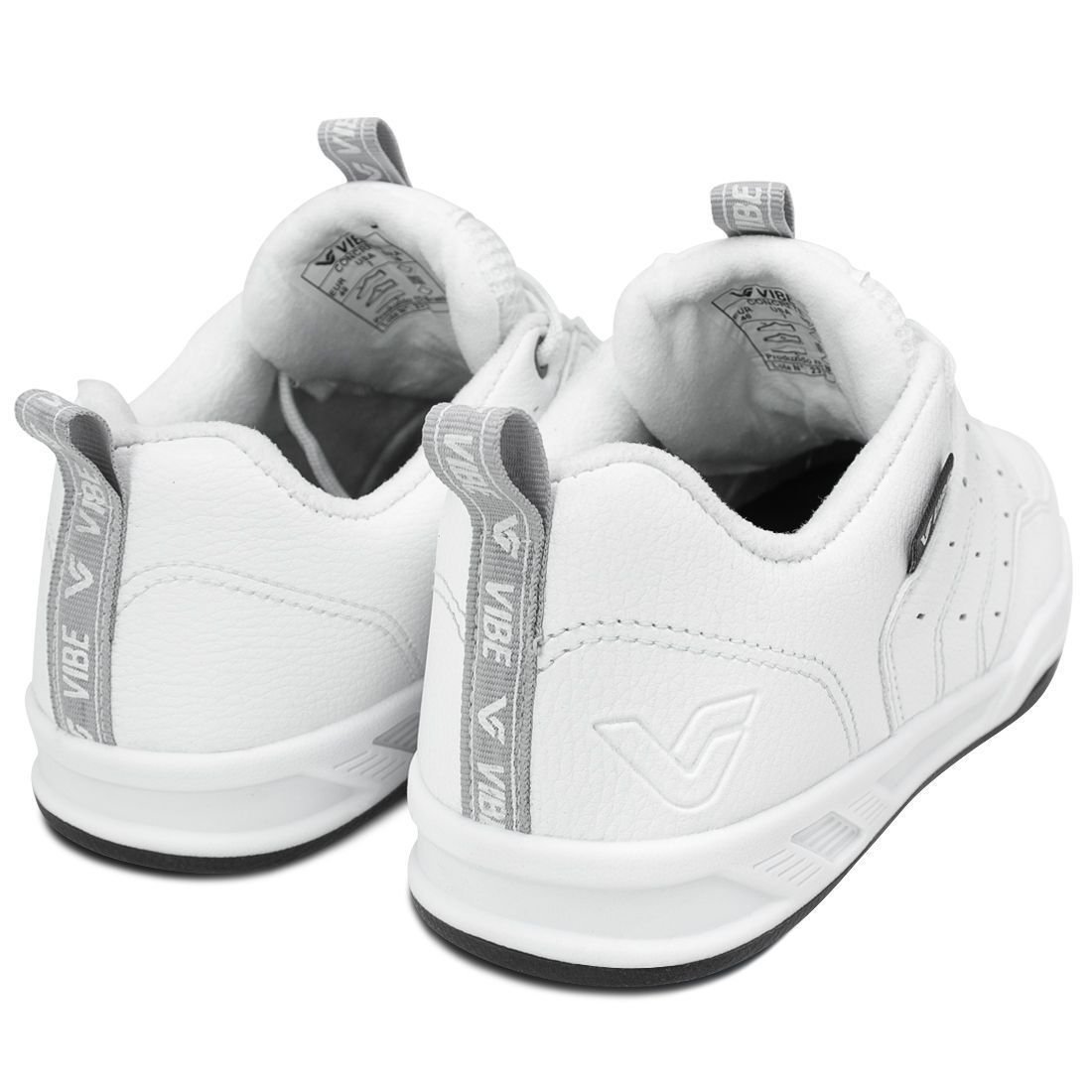 Tênis Vibe Concrete Branco Cinza Branco 4