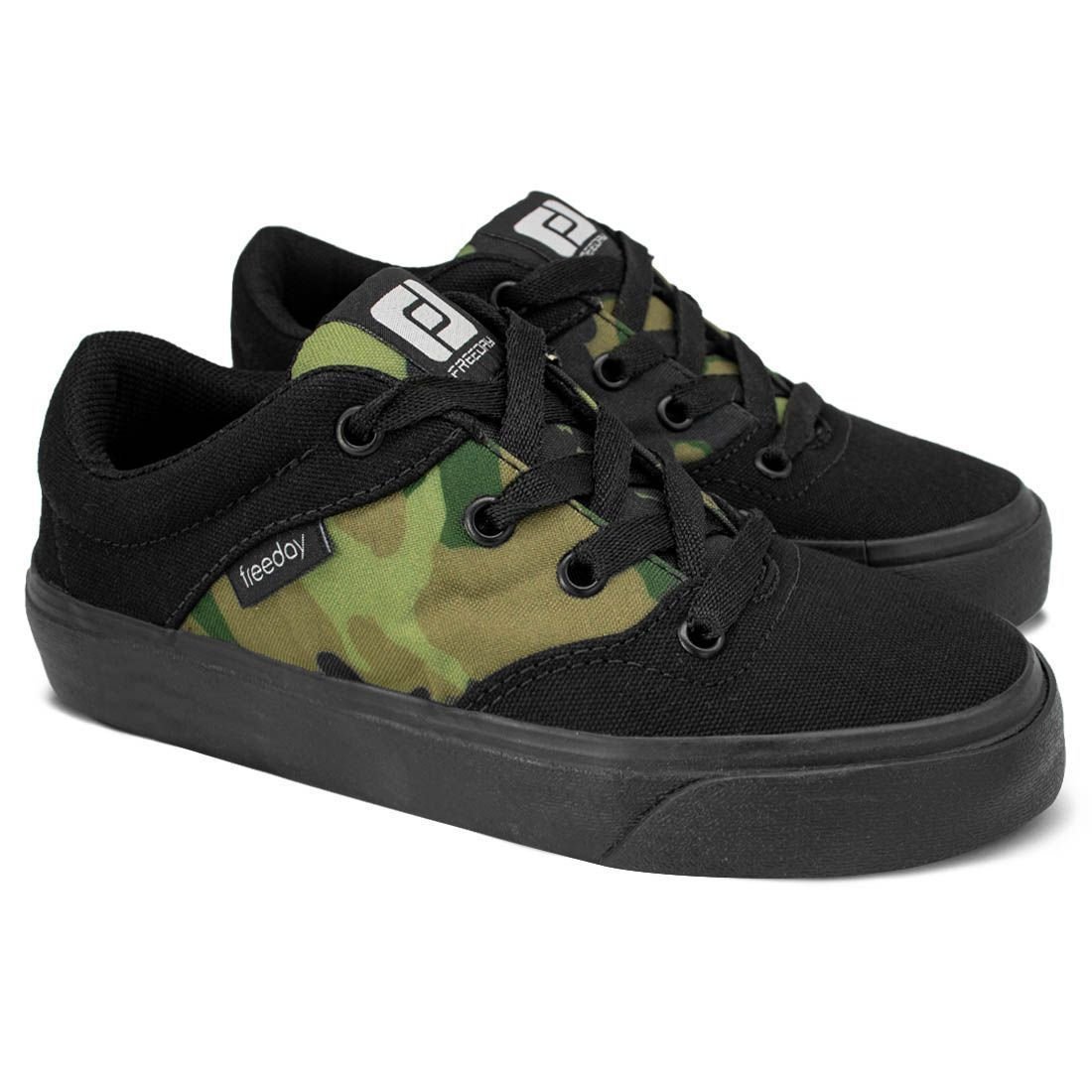 Tênis Freeday Flip Eco Preto Camuflado Infantil Preto 2