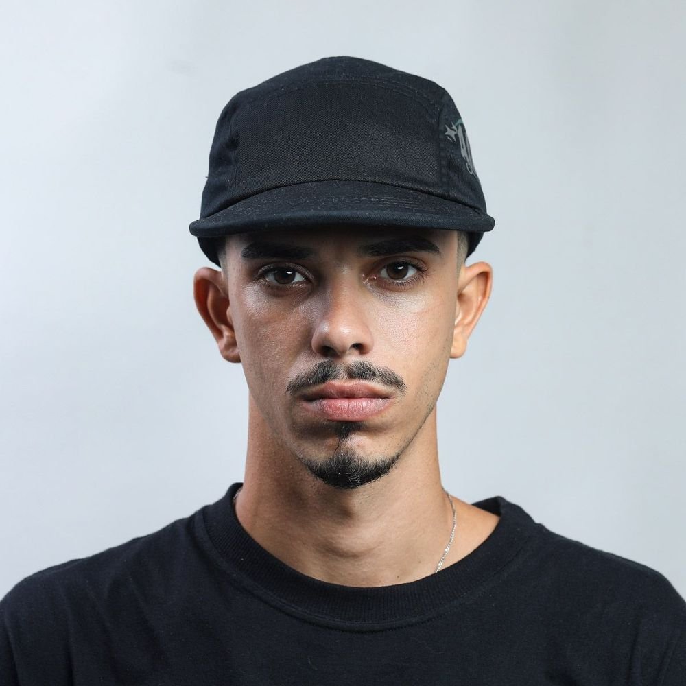 Boné Alive Five Panel Corporation Preto Preto 3