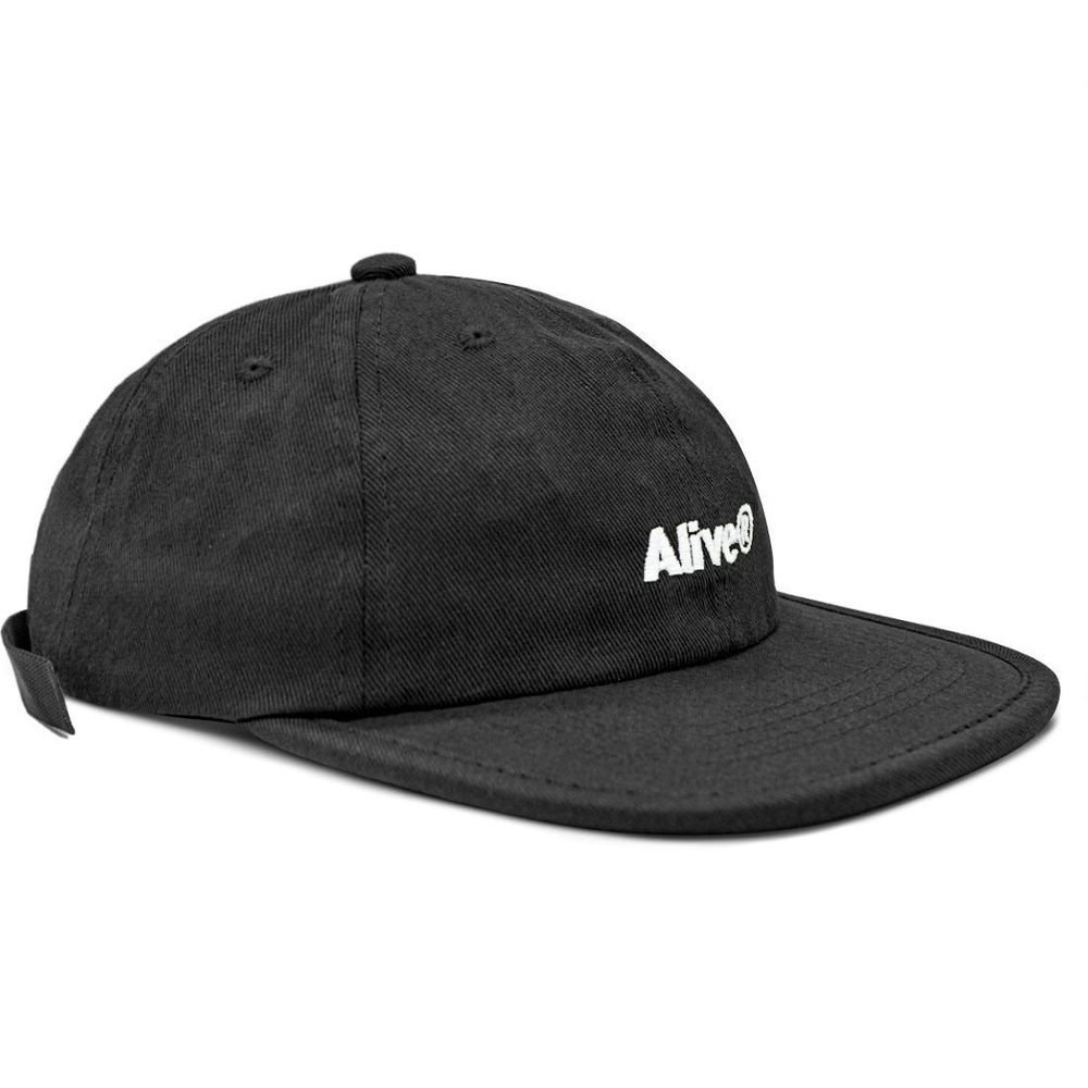 Boné Alive Six Panel Logo Preto Preto 1