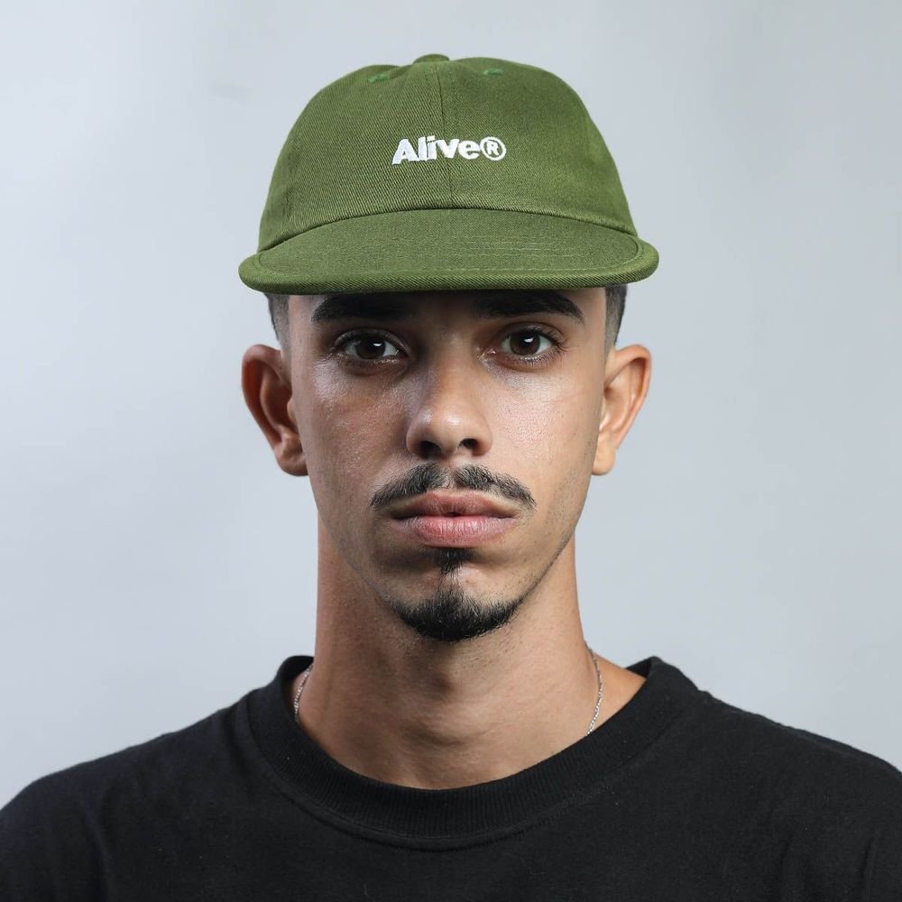 Boné Alive Six Panel Logo Verde Verde 3