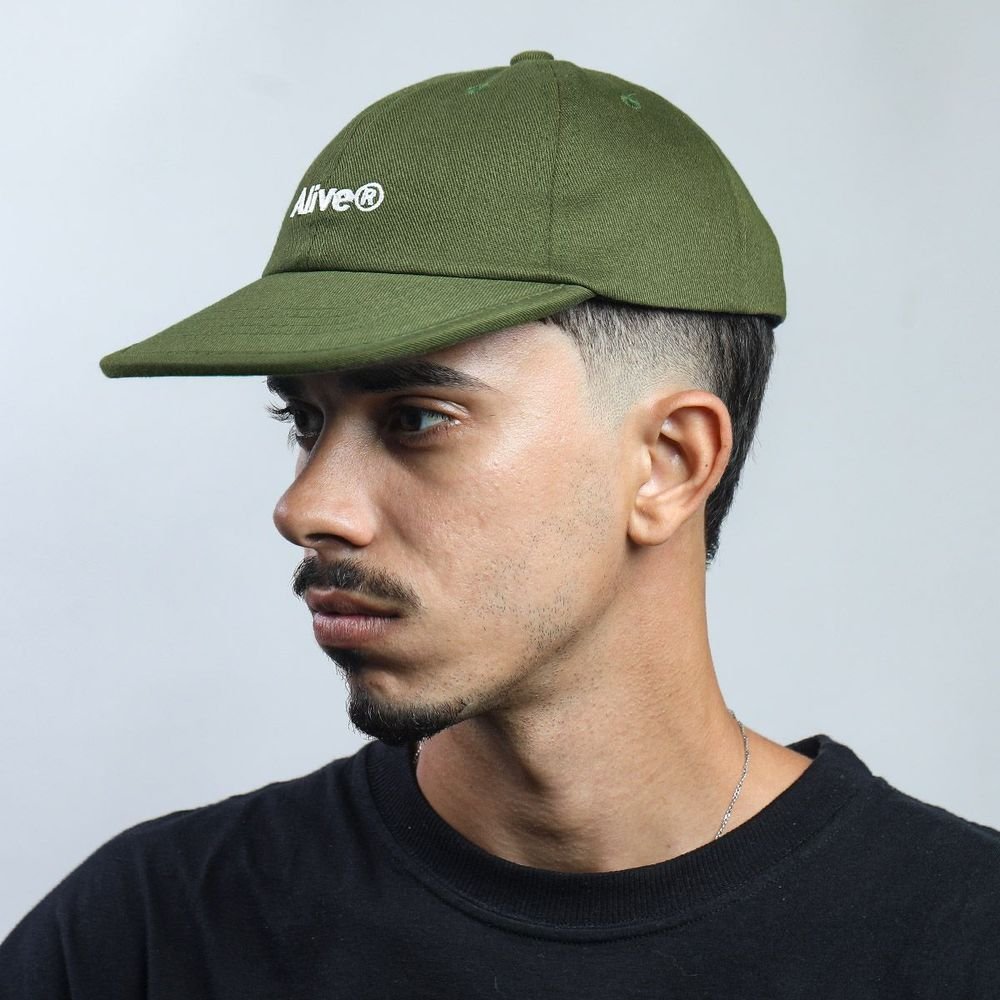 Boné Alive Six Panel Logo Verde Verde 4