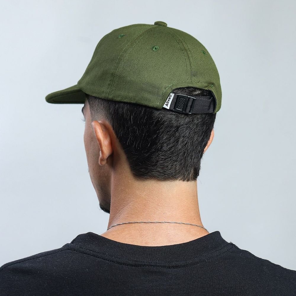 Boné Alive Six Panel Logo Verde Verde 5