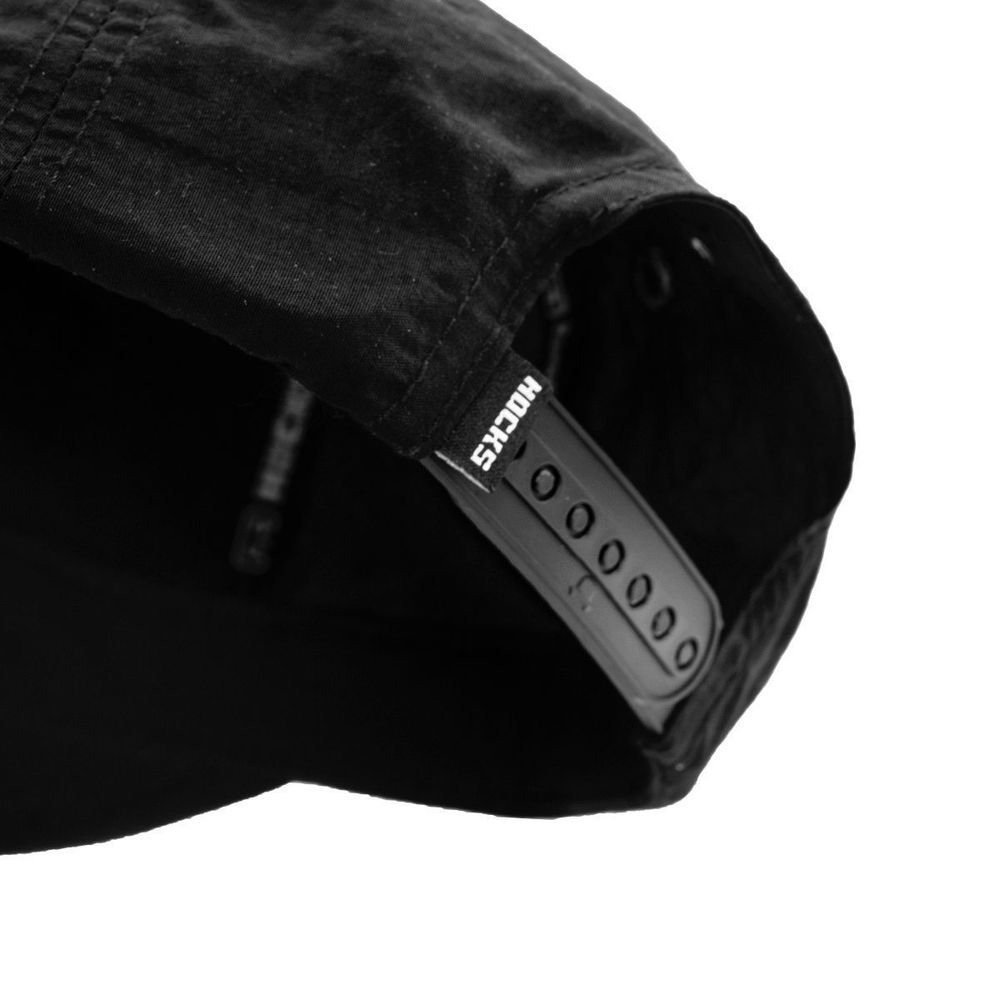 Boné Hocks Font Preto Preto 4