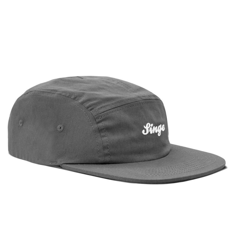 Boné Singe Classique Five Panel Cinza