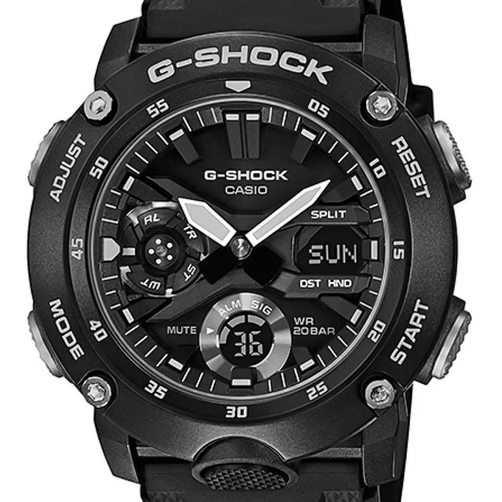 Relógio Casio G-Shock Digital Analógico GA-2000S-1ADR Preto Preto 2