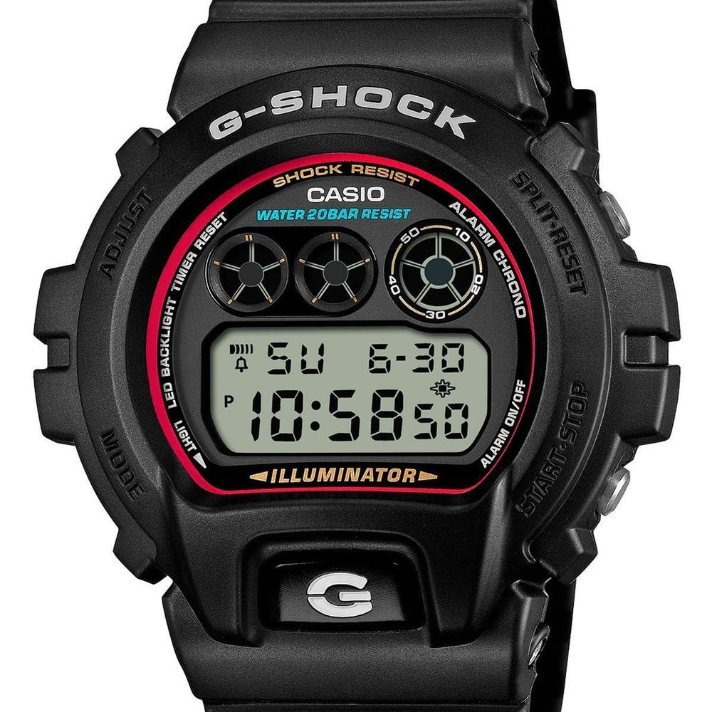 Relógio Casio G-Shock Digital DW-6900RL-1DR | Preto Preto 2