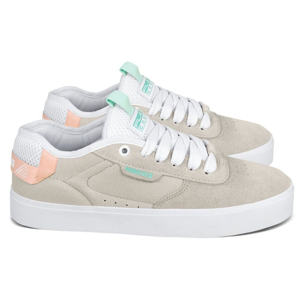 Tênis Hocks Flat Core Pimp Plus Unissex | Cinza Cinza 3