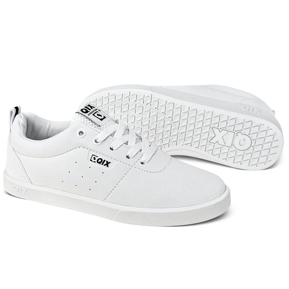 Tênis Qix Fly Unissex | Branco Ekogoma Branco 2