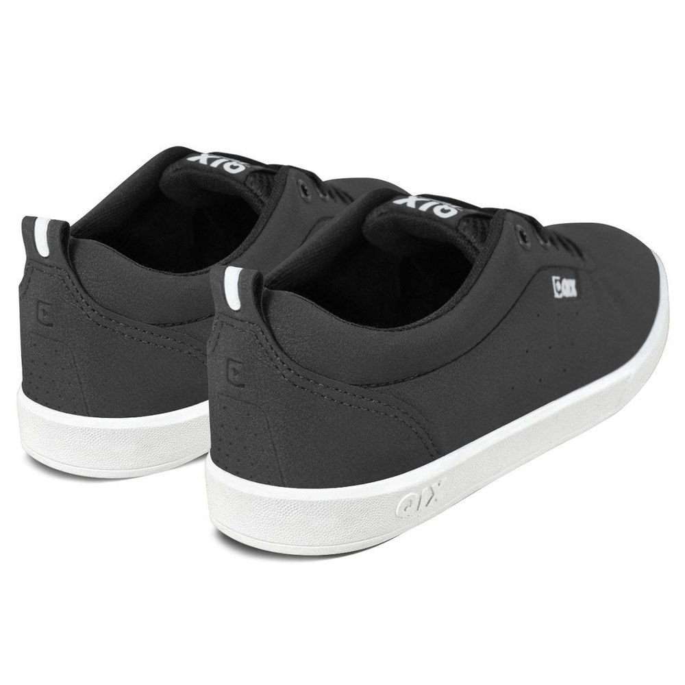 Tênis Qix Fly Unissex | Preto Branco Ekogoma Preto 4