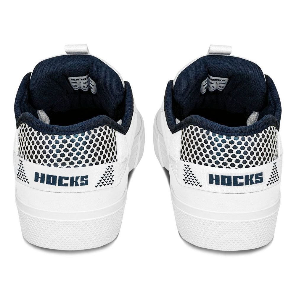 Tênis Hocks Flat Core Plus Safira Unissex | Branco Branco 5