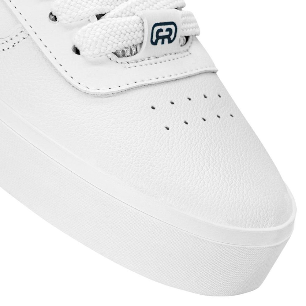 Tênis Hocks Flat Core Plus Safira Unissex | Branco Branco 7