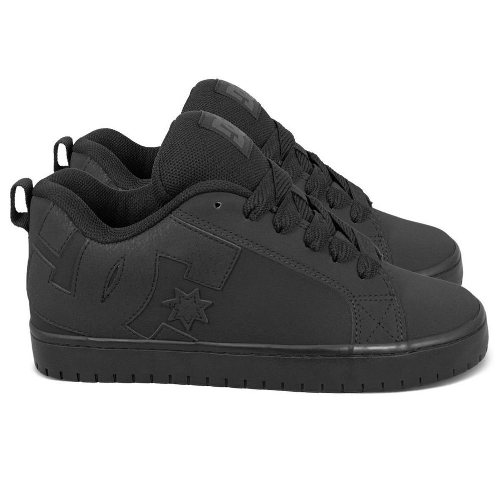 Tênis DC Shoes New Court Graffik SD Unissex | Preto Preto 3