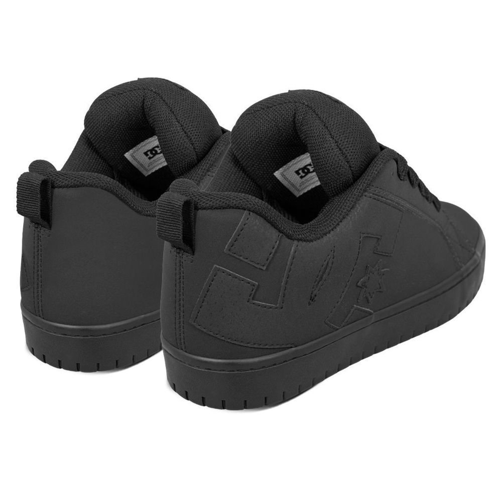 Tênis DC Shoes New Court Graffik SD Unissex | Preto Preto 4