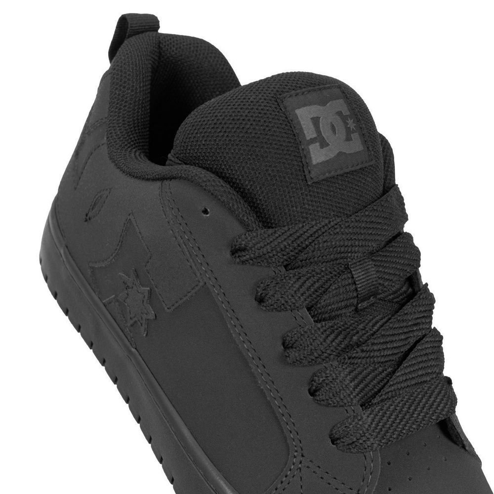 Tênis DC Shoes New Court Graffik SD Unissex | Preto Preto 6