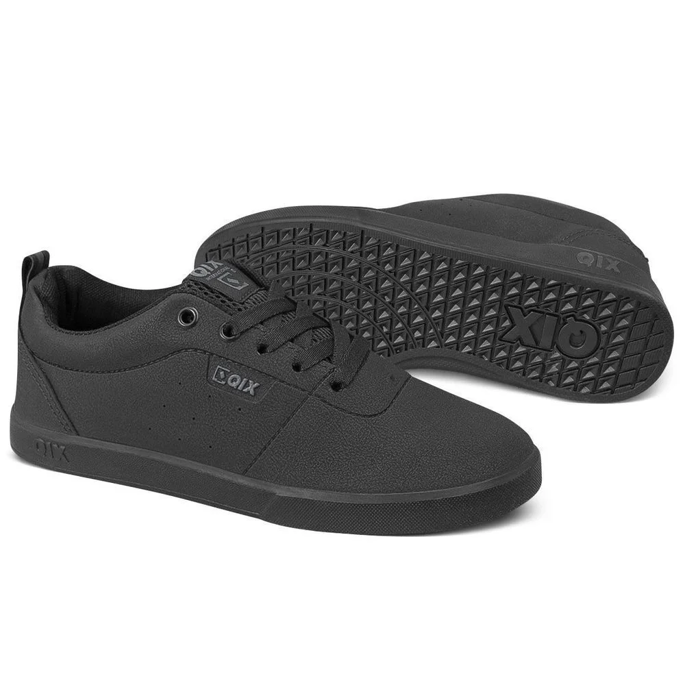 Tênis Qix Fly Unissex | Preto Ekogoma Preto 2