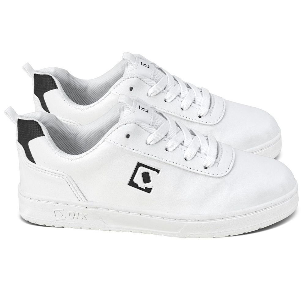 Tênis Qix Bird 3 Unissex | Branco Preto Branco Ekogoma Branco 3