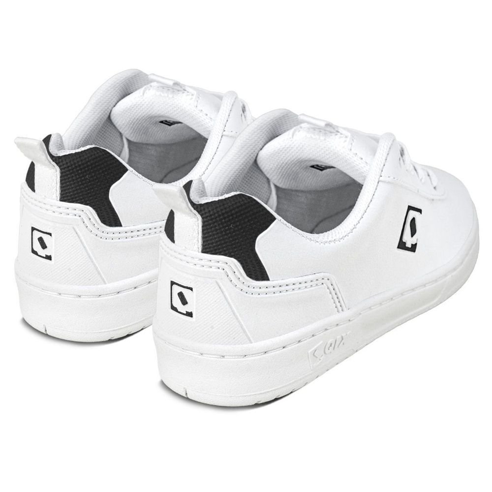 Tênis Qix Bird 3 Unissex | Branco Preto Branco Ekogoma Branco 4