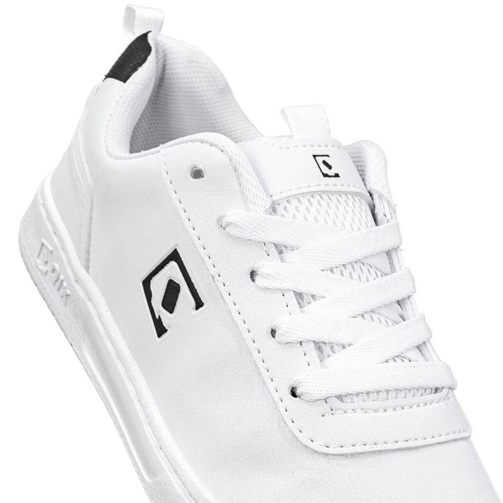 Tênis Qix Bird 3 Unissex | Branco Preto Branco Ekogoma Branco 6