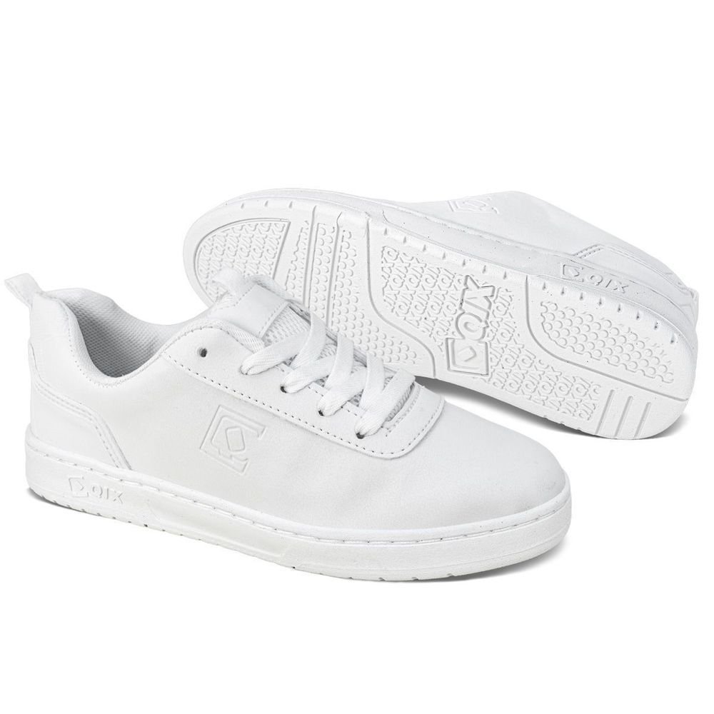 Tênis Qix Bird 3 Unissex | Branco Branco Ekogoma Branco 2