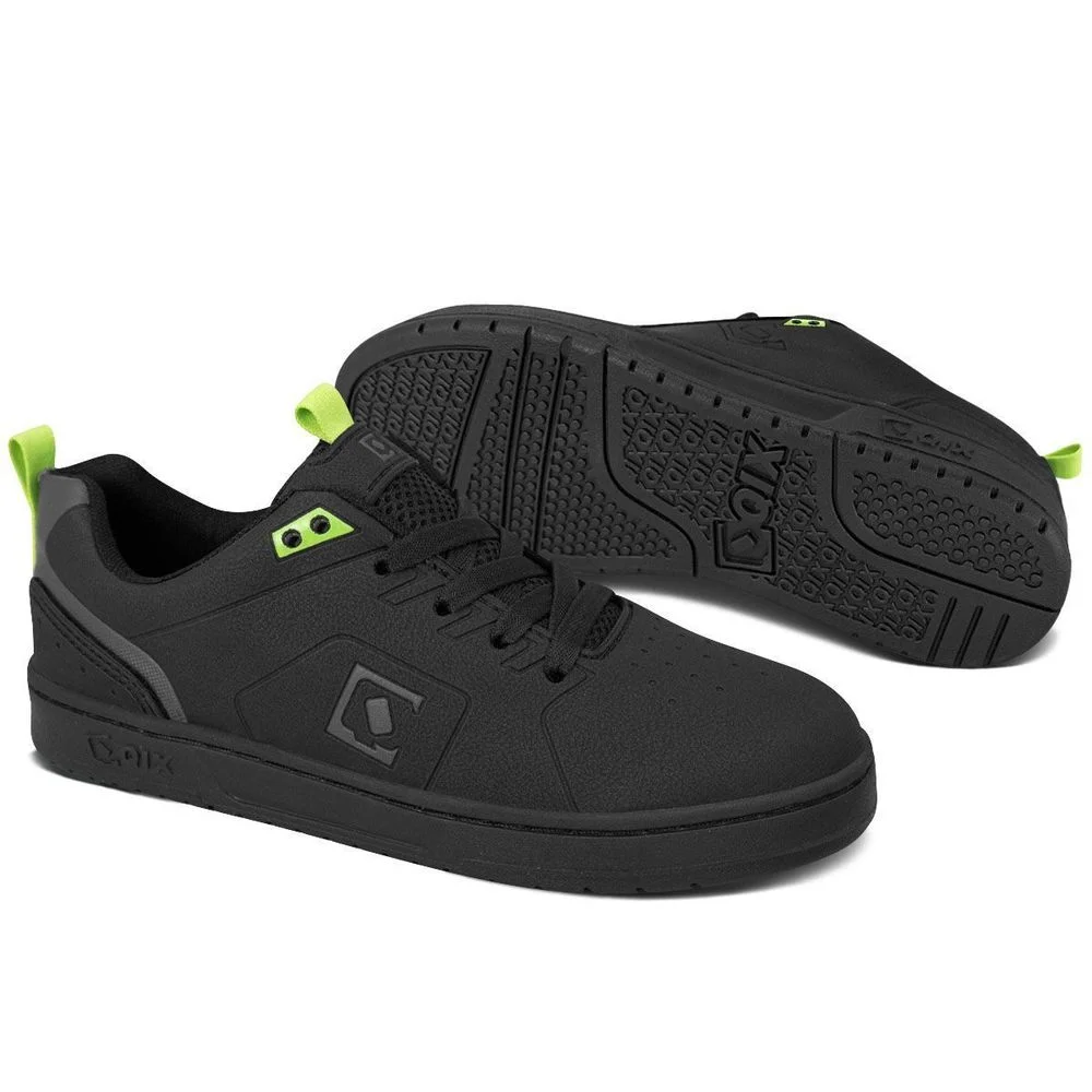 Tênis Qix Smash Unissex | Preto Chumbo Menta Ekogoma Preto 2