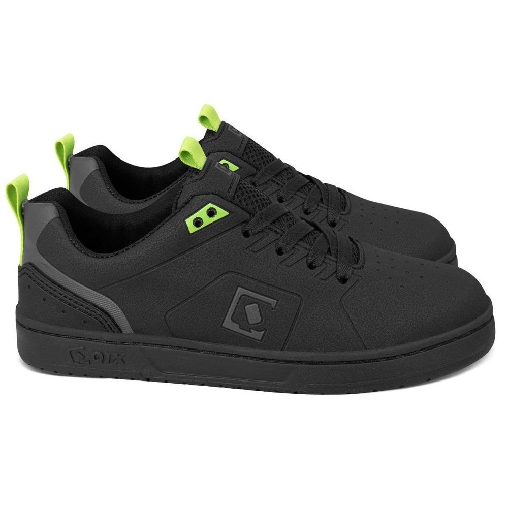 Tênis Qix Smash Unissex | Preto Chumbo Menta Ekogoma Preto 3