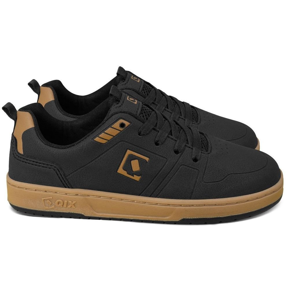 Tênis Qix Clash Unissex | Preto Caramelo Preto/Caramelo 3