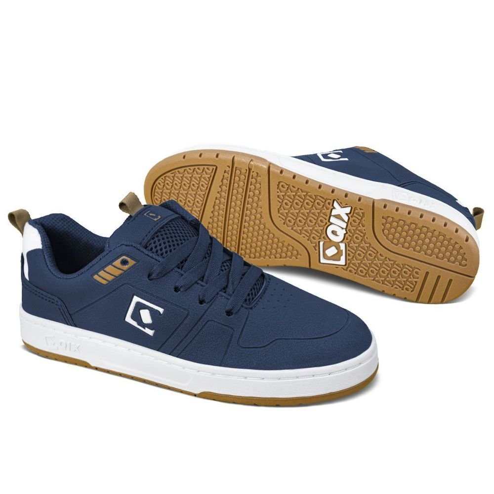 Tênis Qix Clash Unissex | Marinho Branco Ekogoma Azul 2