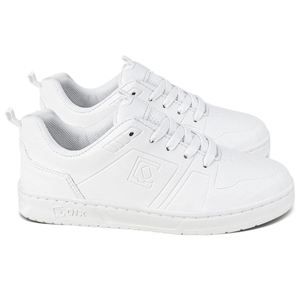 Tênis Qix Clash Unissex | Branco Branco Ekogoma Branco 3