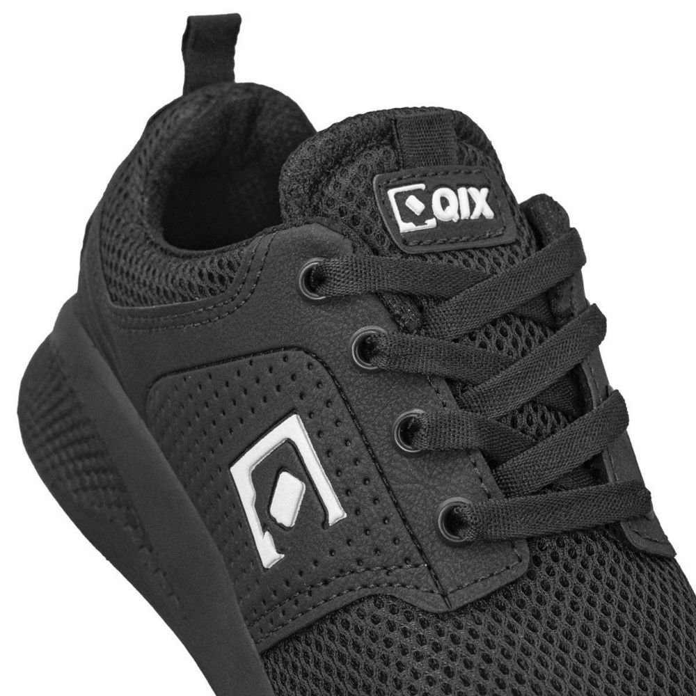 Tênis Qix DB 3 Unissex | Preto Preto Ekogoma Preto 6