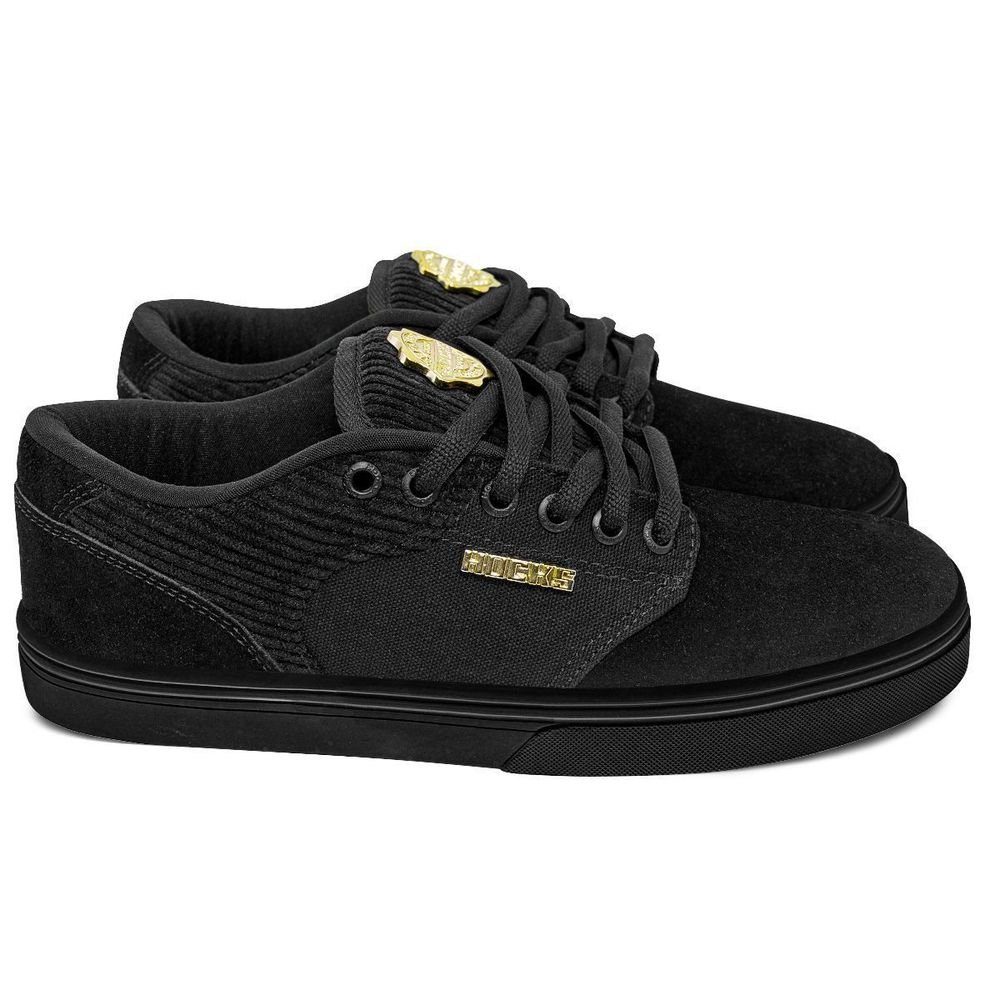 Tênis Hocks Montreal New Black Gold Unissex | Preto Preto 3