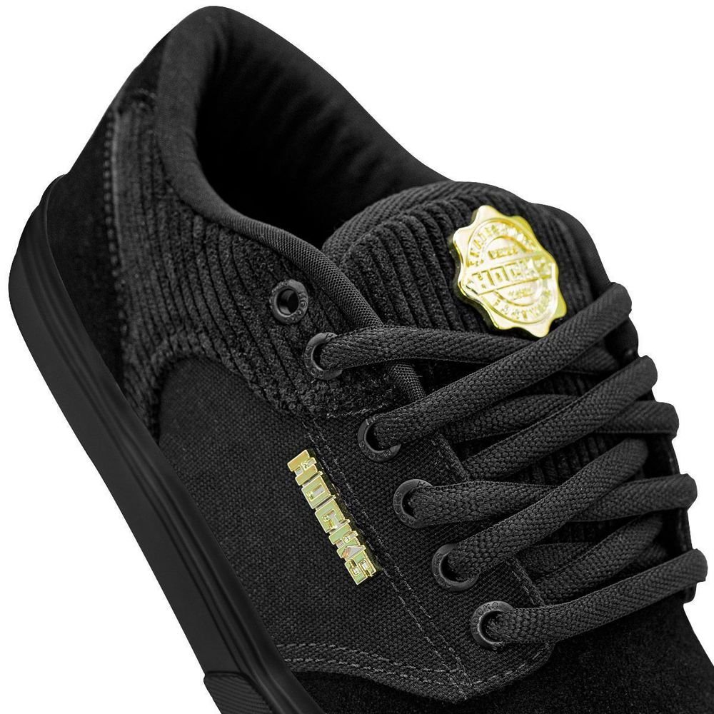 Tênis Hocks Montreal New Black Gold Unissex | Preto Preto 6
