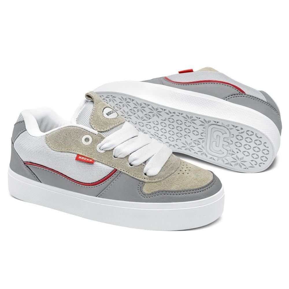 Tênis Hocks Puff Smog Unissex | Cinza Cinza 2