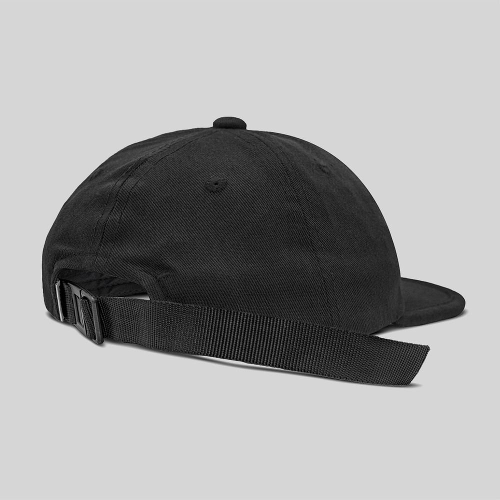 Boné Alive Six Panel Logo Black | Preto Preto 2