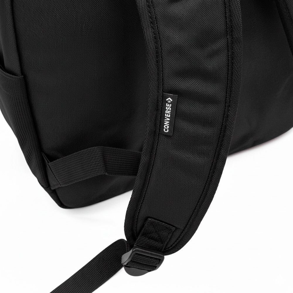Mochila Converse Go 2 Black Unissex | Preto Preto 5