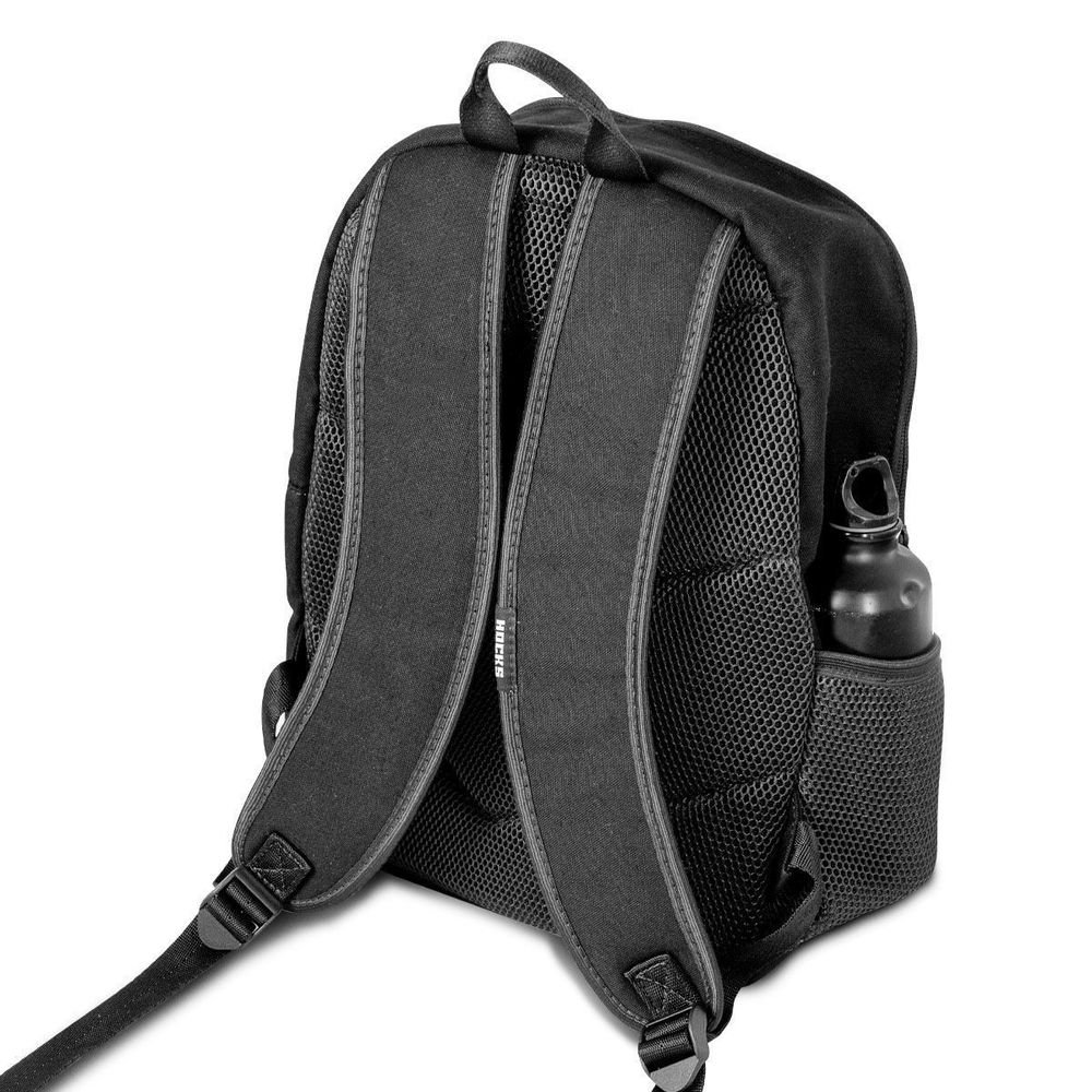 Mochila Hocks Unissex Lona Mini furta Cor | Preto Preto 5