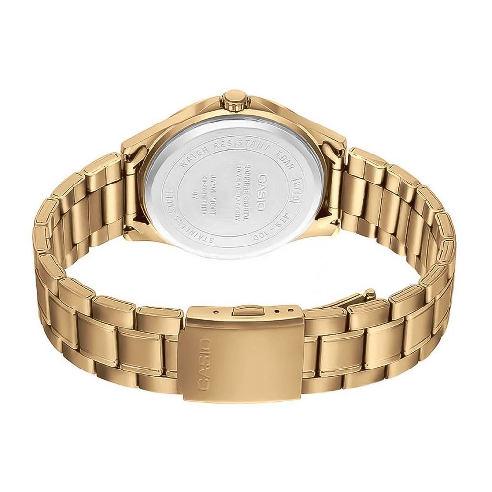 Relógio Casio Analógico Aço LTC-100G-9EVDF-SC | Dourado Dourado 4