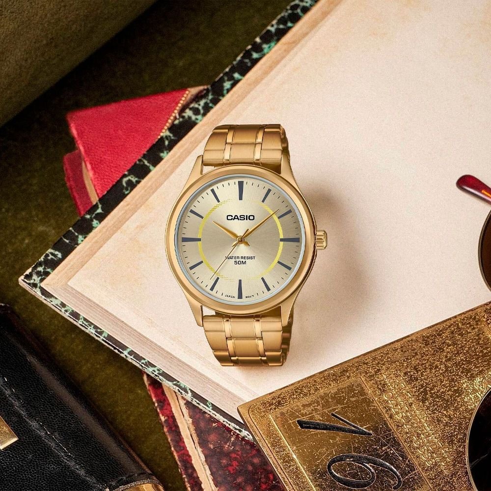 Relógio Casio Analógico Aço LTC-100G-9EVDF-SC | Dourado Dourado 5