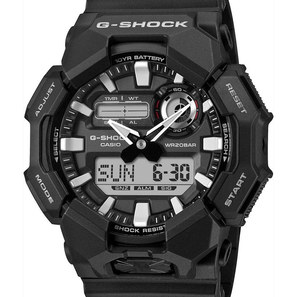 Relógio Casio Analógico Digital G-Shock GA-010-1ADR | Preto Preto 2