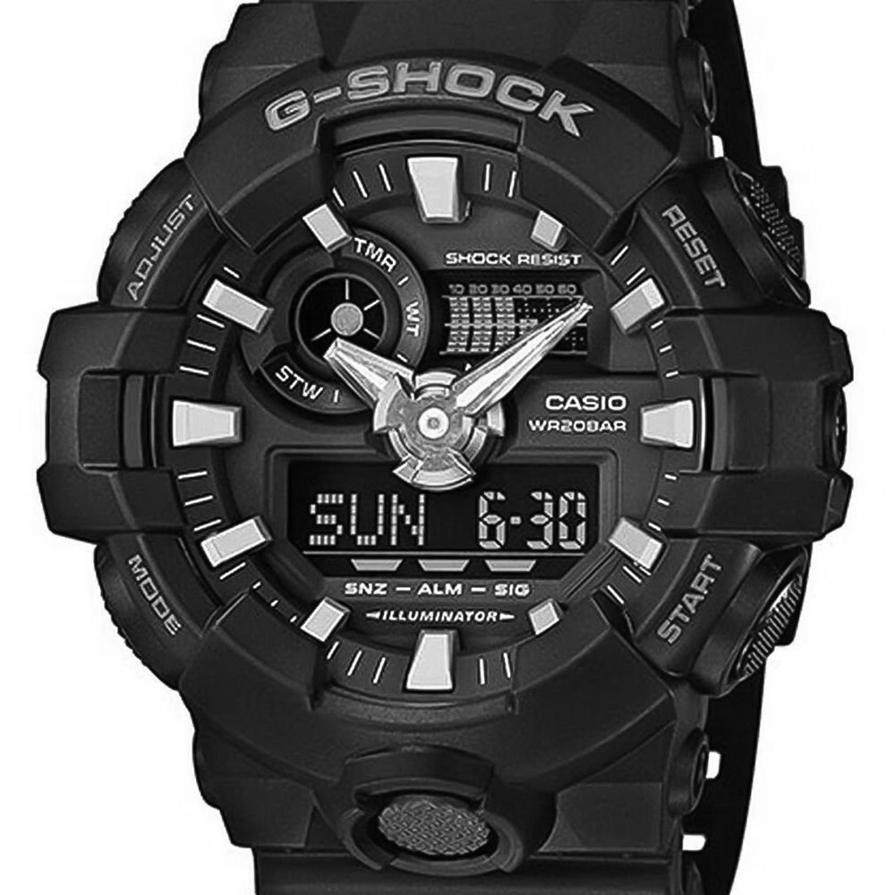 Relógio Casio G-Shock Digital GA-700-1BDR Preto 2
