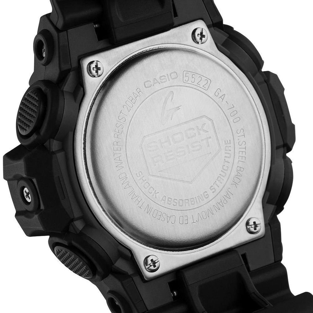 Relógio Casio G-Shock Digital GA-700-1BDR Preto 3