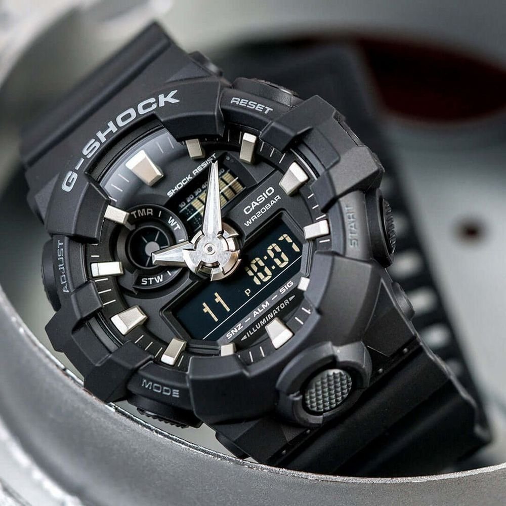 Relógio Casio G-Shock Digital GA-700-1BDR Preto 6